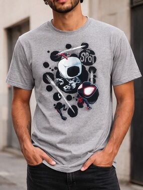 Funko Spider-Man Across the Spider-Verse Miles Morales Graphic Tee Size M Marvel